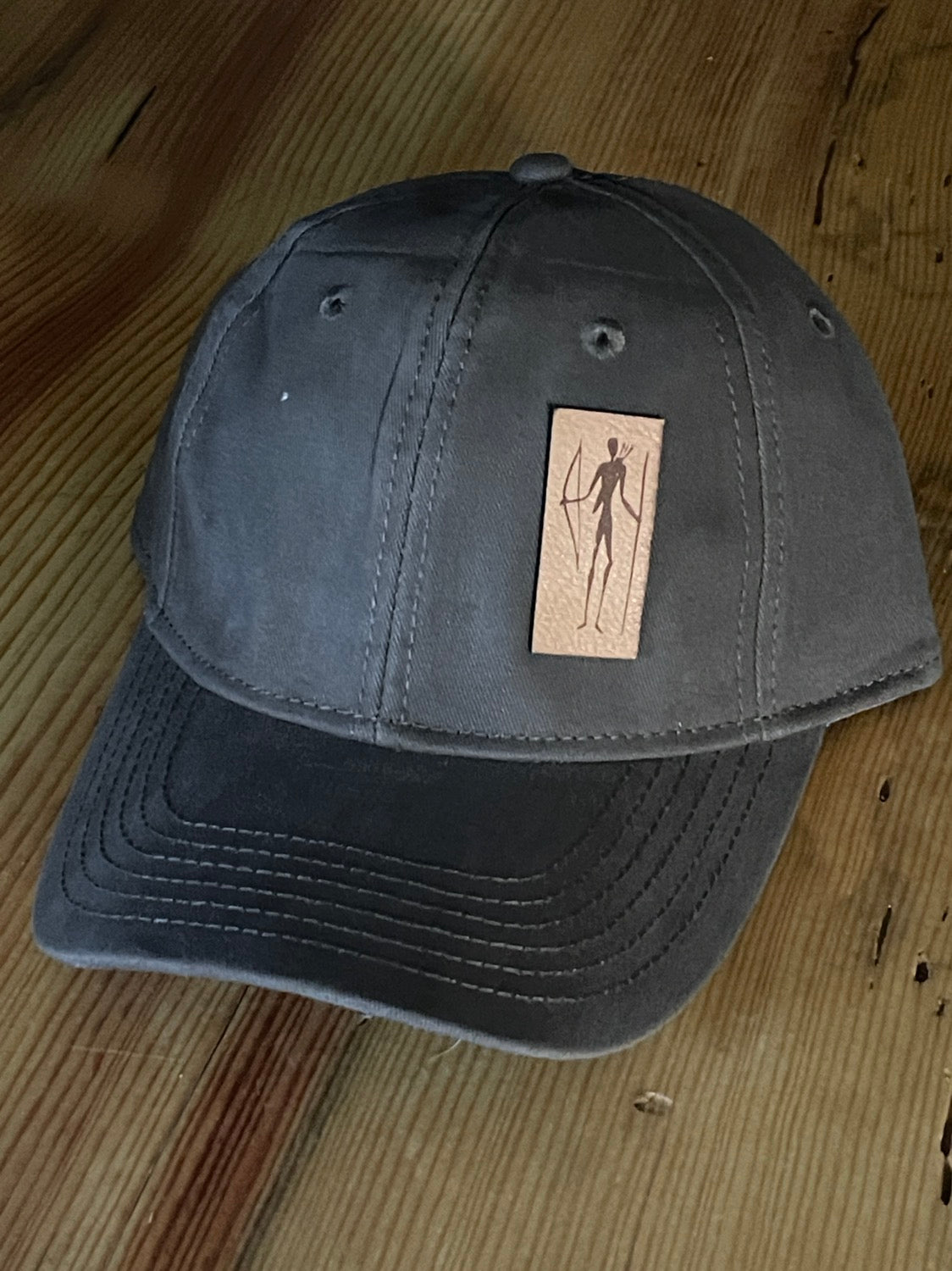 Bushman Leather Patch Hat (vertical) image 0