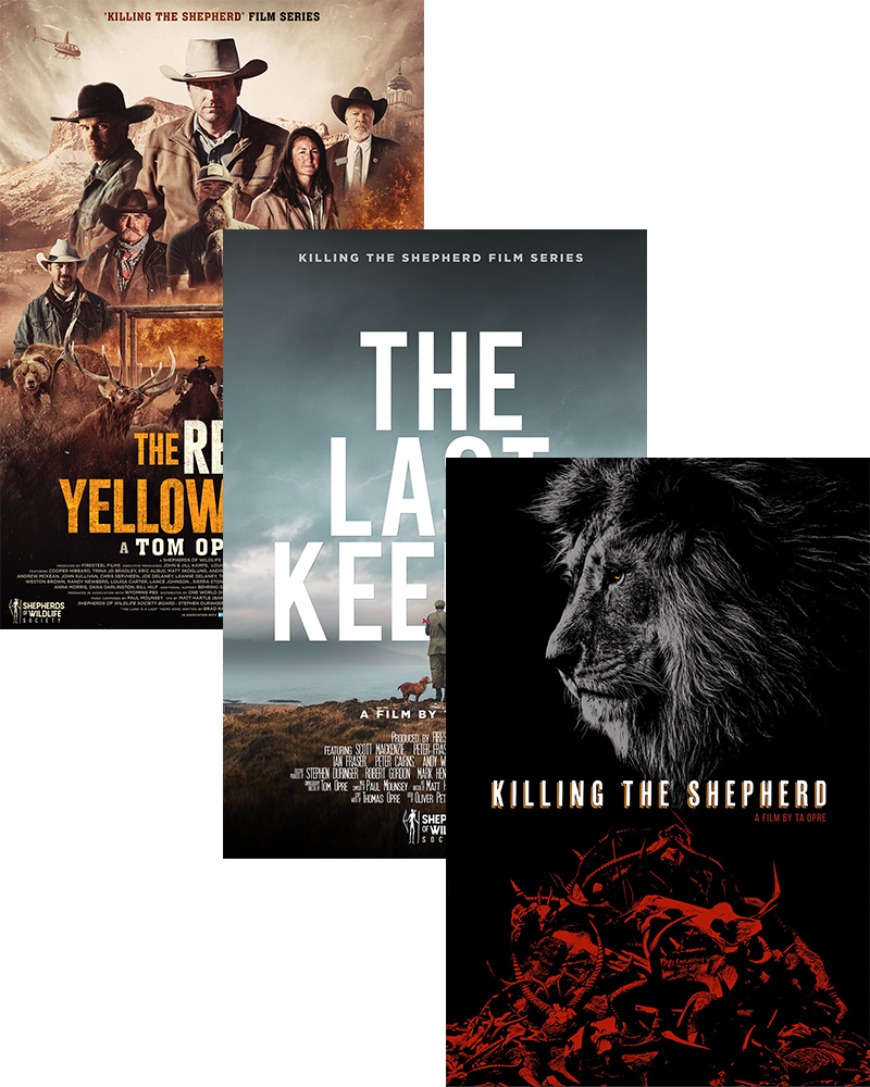 Shepherds of Wildlife Society 3 film trilogy bundle