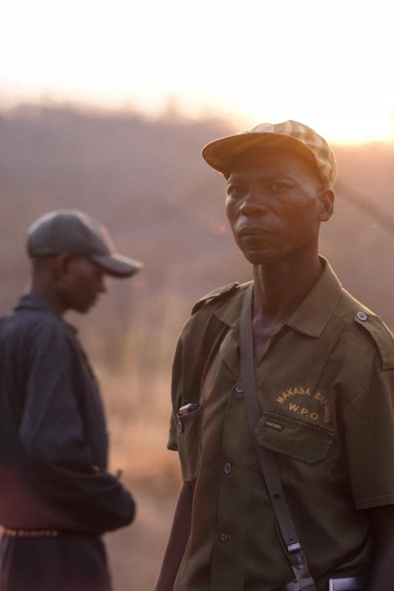 Zambia game wardens standing guard - Killing the Shepherd