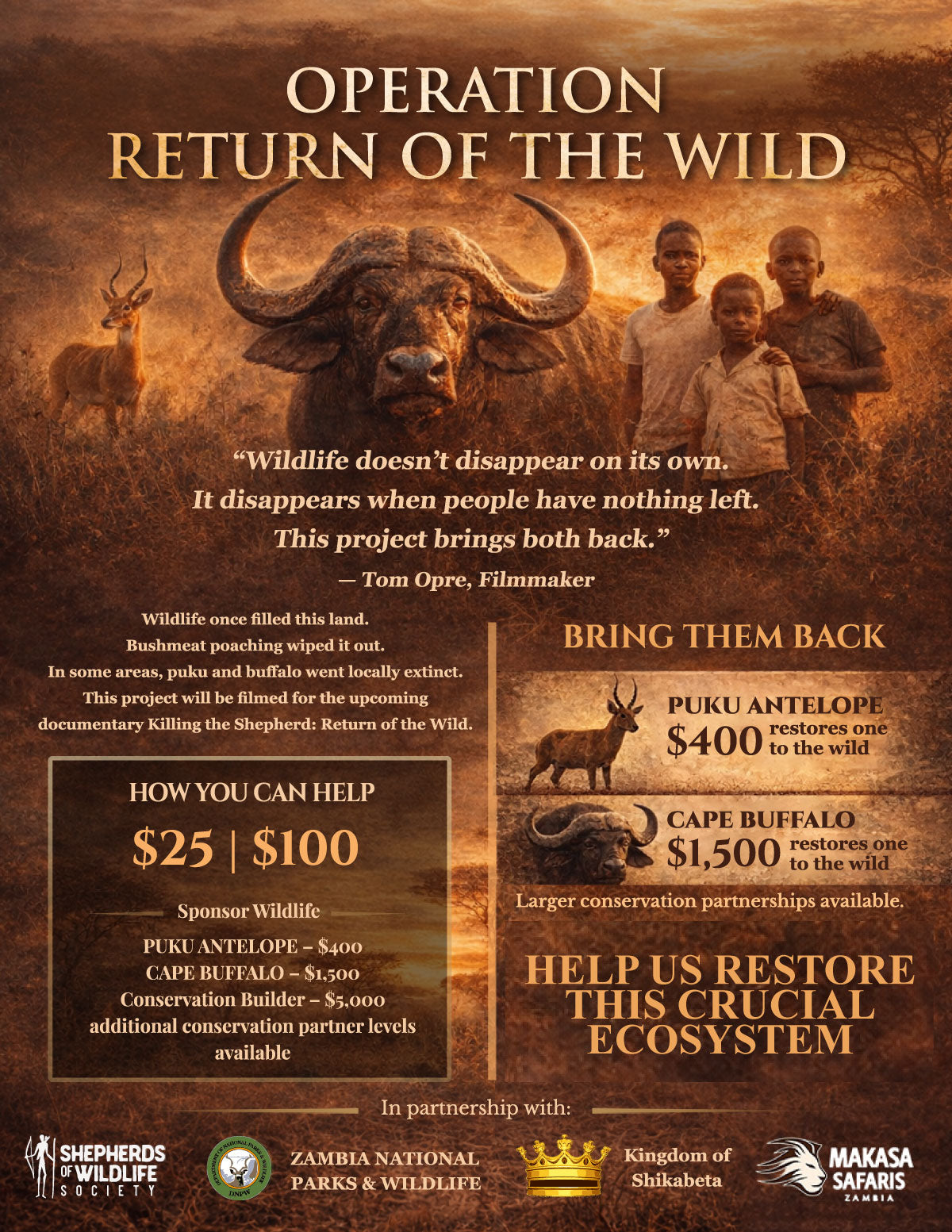 OPERATION: Return of the Wild